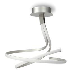 Nur Silver Ceiling Lights Mantra Semi Flush Fittings Nur Silver Ceiling Lights Mantra Semi Flush Fittings
